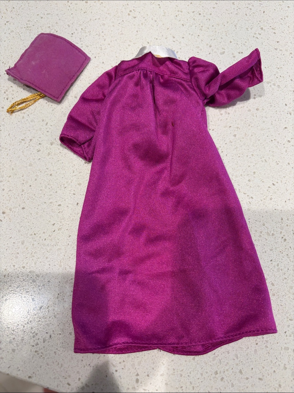 Barbie Doll Gown with Matching Cap
